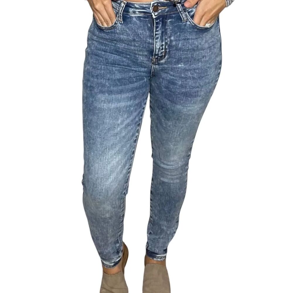 Judy Blue Skinny Jeans Women Size 9/29 Medium Wash Stretch Denim High Rise